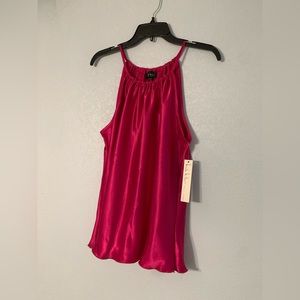 Nicole Miller silk pink top